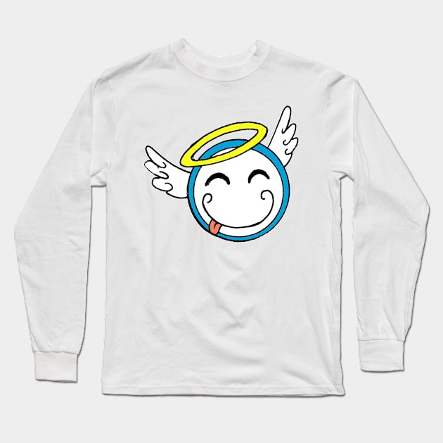 Little round Angel and Devil Long Sleeve T-Shirt by Ferrell